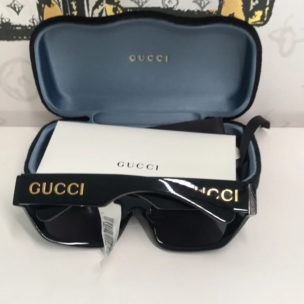 ✨ Luxury New Authentic Gucci GG1296S 001 Sunglasses ✨